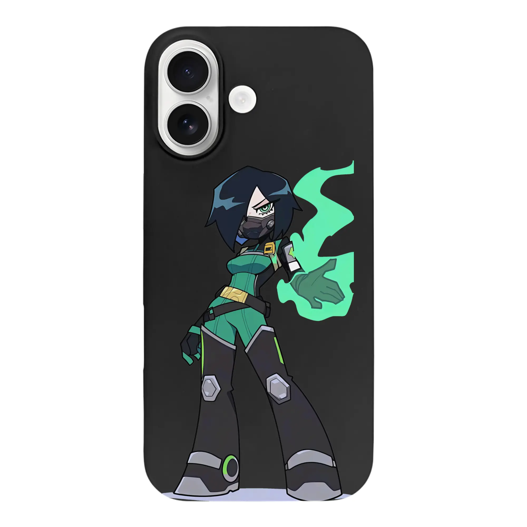 VALORANT グッズ,ヴァイパー - iPhone 17 シリーズ シリコンケース 薄型 耐衝撃 指紋防止 ソフトタッチカバー 精密フィット 傷防止 保護ケース iPhone 17/17 Air/17 Pro/17 Pro Max 対応